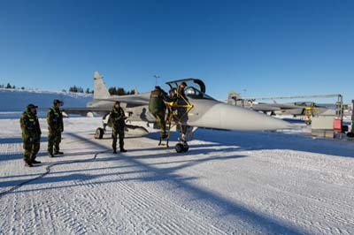 Lule Swedish Air Force Gripen