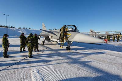 Lule Swedish Air Force Gripen