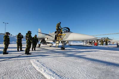 Lule Swedish Air Force Gripen