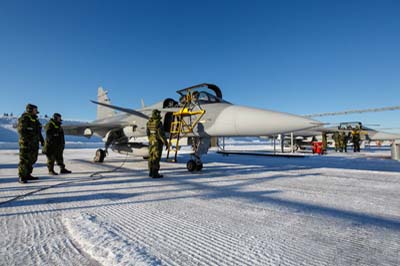 Lule Swedish Air Force Gripen