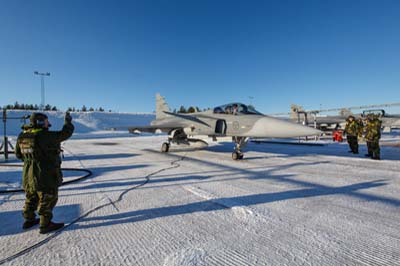 Lule Swedish Air Force Gripen
