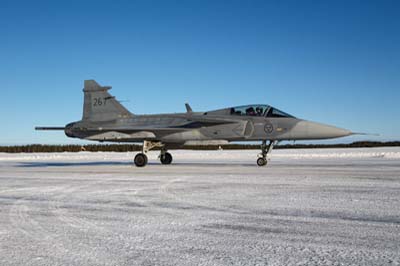 Lule Swedish Air Force Gripen