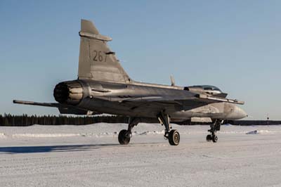 Lule Swedish Air Force Gripen