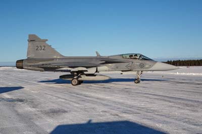 Lule Swedish Air Force Gripen