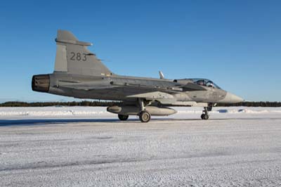 Lule Swedish Air Force Gripen